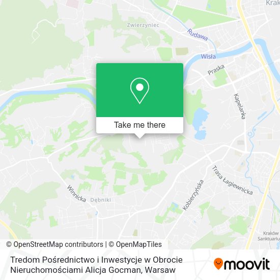 Tredom Pośrednictwo i Inwestycje w Obrocie Nieruchomościami Alicja Gocman map