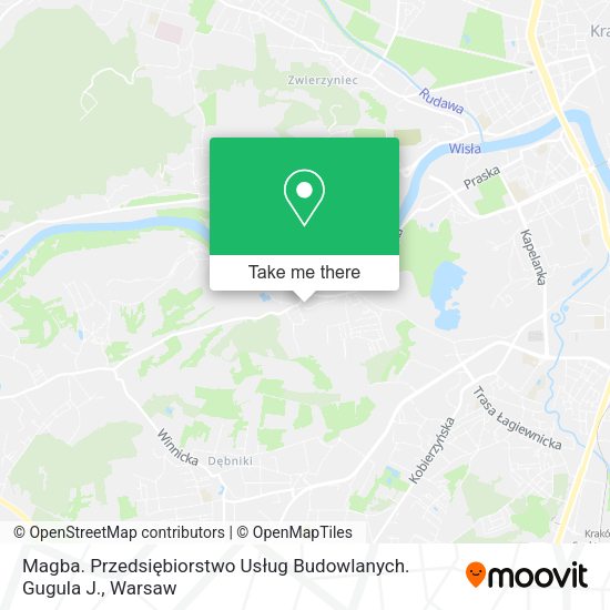 Magba. Przedsiębiorstwo Usług Budowlanych. Gugula J. map