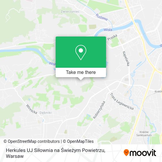 Herkules UJ Siłownia na Świeżym Powietrzu map