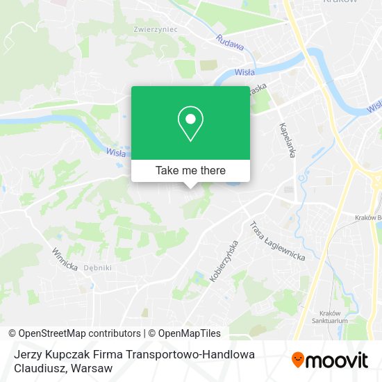 Jerzy Kupczak Firma Transportowo-Handlowa Claudiusz map