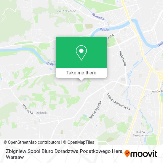 Zbigniew Sobol Biuro Doradztwa Podatkowego Hera map