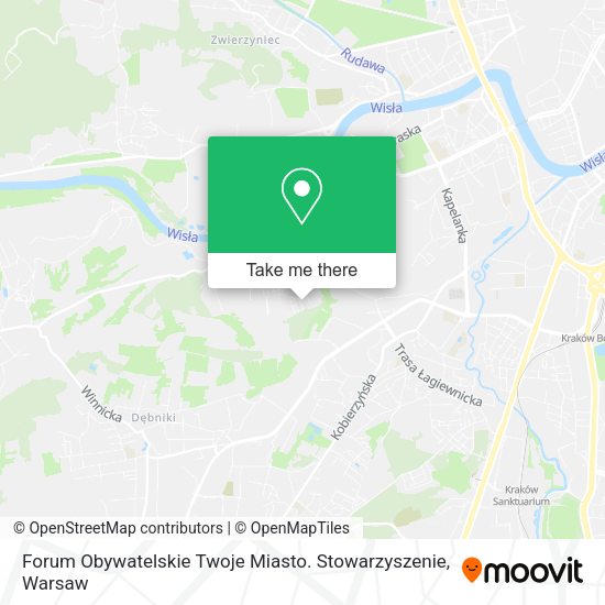 Карта Forum Obywatelskie Twoje Miasto. Stowarzyszenie