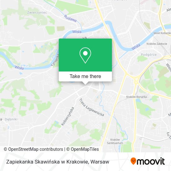 Zapiekanka Skawińska w Krakowie map