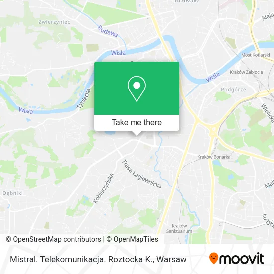 Карта Mistral. Telekomunikacja. Roztocka K.