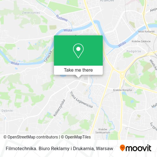 Filmotechnika. Biuro Reklamy i Drukarnia map