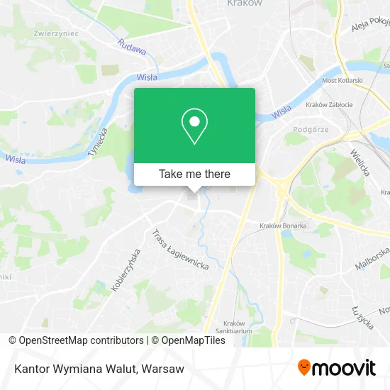 Kantor Wymiana Walut map