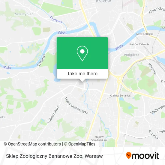 Карта Sklep Zoologiczny Bananowe Zoo