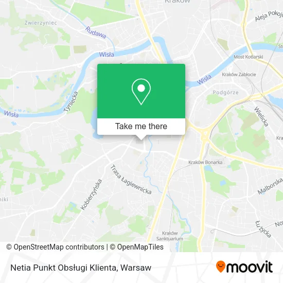 Карта Netia Punkt Obsługi Klienta