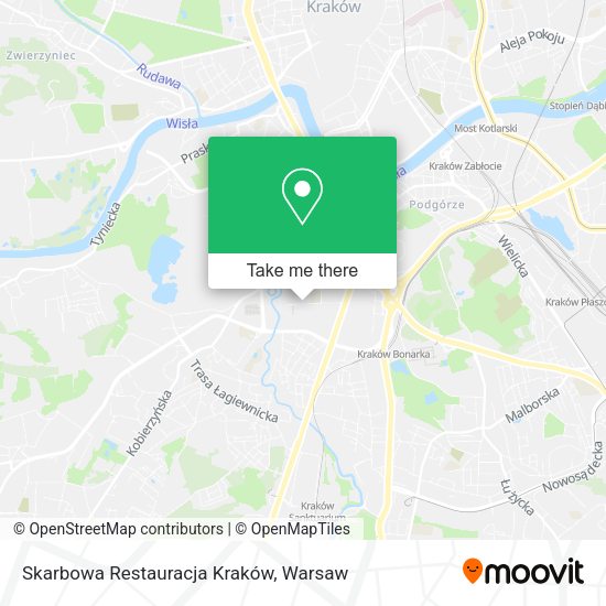 Skarbowa Restauracja Kraków map