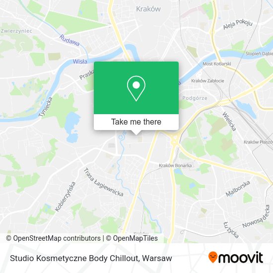 Studio Kosmetyczne Body Chillout map