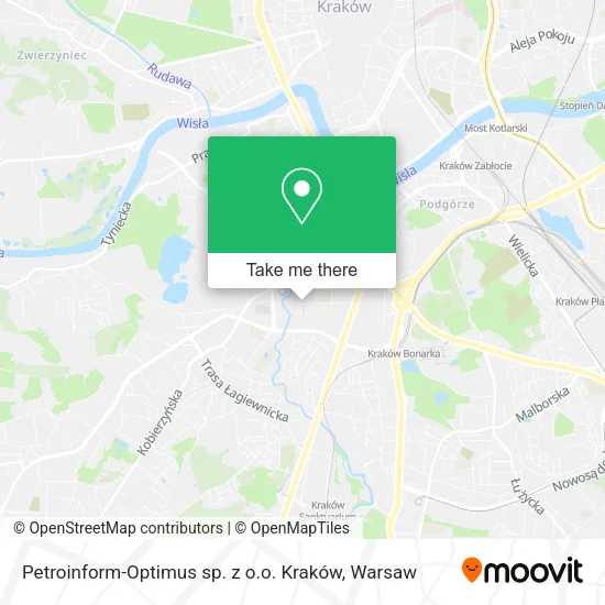 Карта Petroinform-Optimus sp. z o.o. Kraków