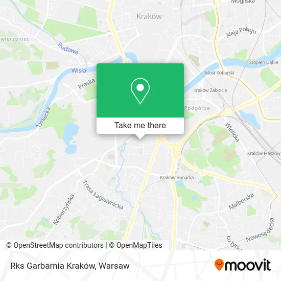 Rks Garbarnia Kraków map