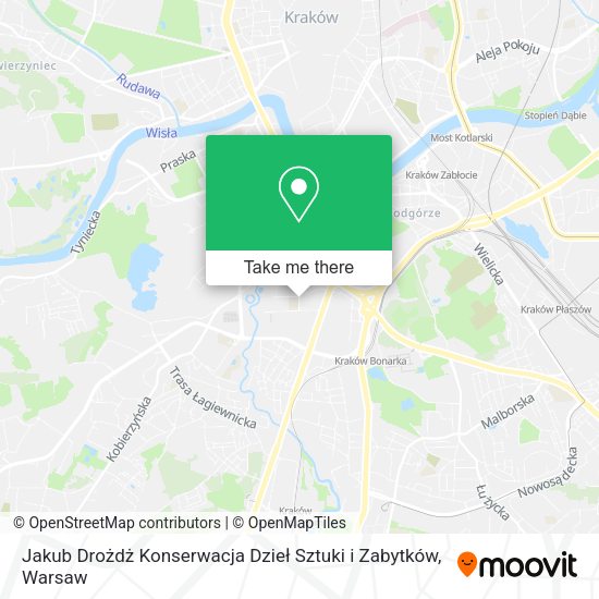 Jakub Drożdż Konserwacja Dzieł Sztuki i Zabytków map