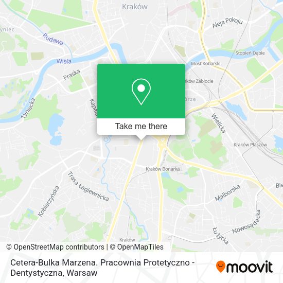 Cetera-Bulka Marzena. Pracownia Protetyczno - Dentystyczna map