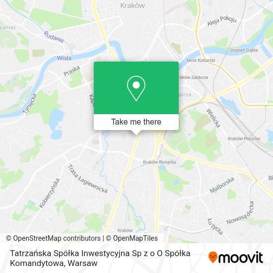 Tatrzańska Spółka Inwestycyjna Sp z o O Spółka Komandytowa map