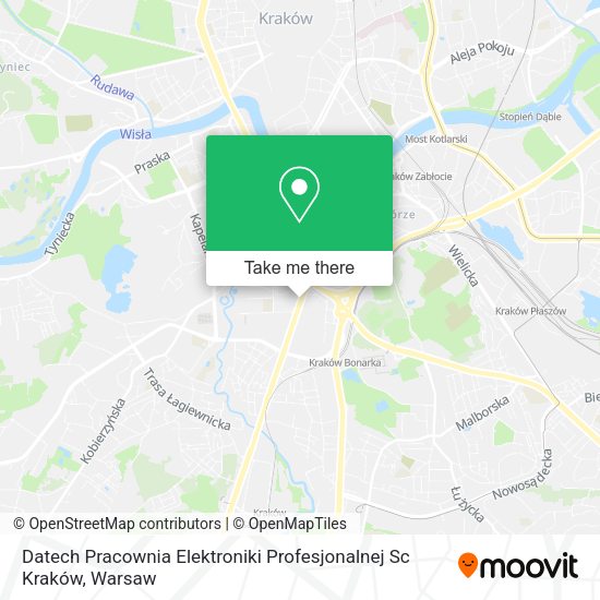 Datech Pracownia Elektroniki Profesjonalnej Sc Kraków map