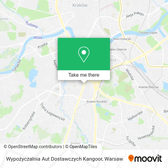Wypożyczalnia Aut Dostawczych Kangoor map