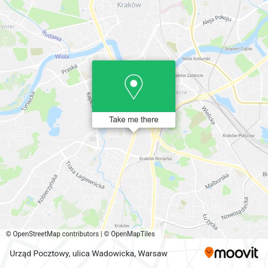 Urząd Pocztowy, ulica Wadowicka map