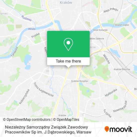 Niezależny Samorządny Związek Zawodowy Pracowników Sp im. J.Dąbrowskiego map