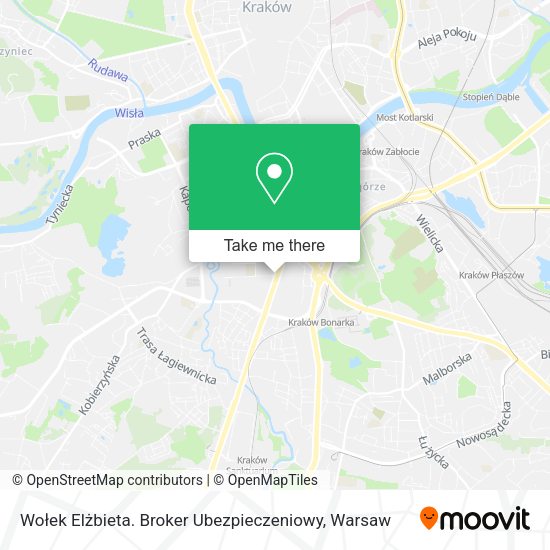 Wołek Elżbieta. Broker Ubezpieczeniowy map