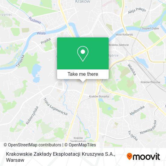 Krakowskie Zakłady Eksploatacji Kruszywa S.A. map