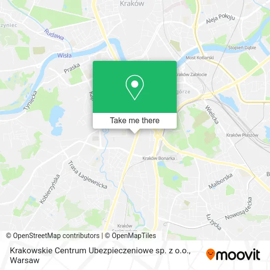 Карта Krakowskie Centrum Ubezpieczeniowe sp. z o.o.