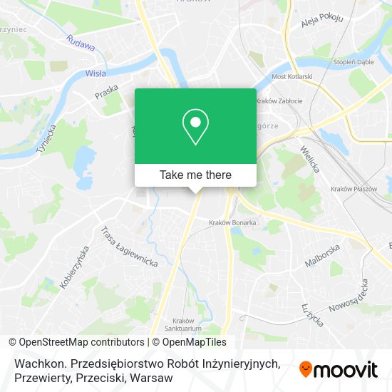 Wachkon. Przedsiębiorstwo Robót Inżynieryjnych, Przewierty, Przeciski map