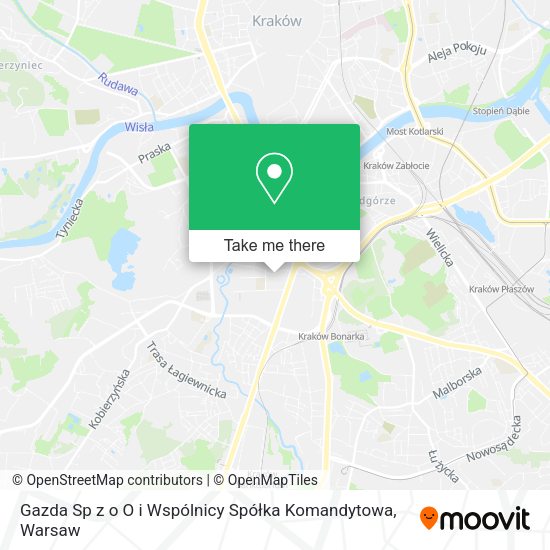 Gazda Sp z o O i Wspólnicy Spółka Komandytowa map