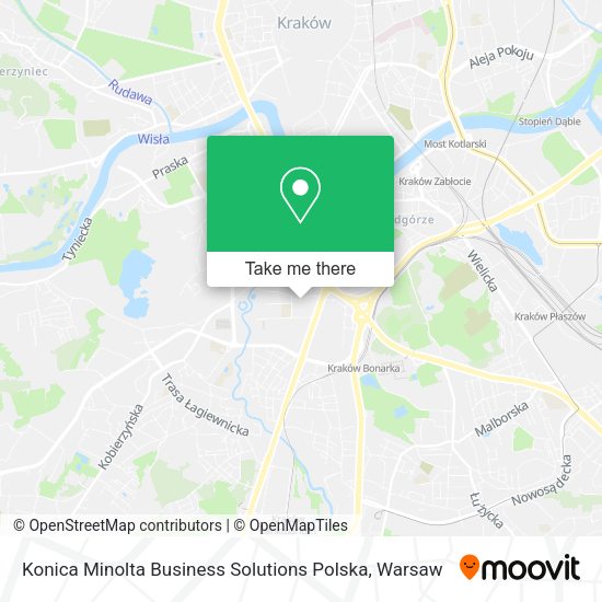 Konica Minolta Business Solutions Polska map