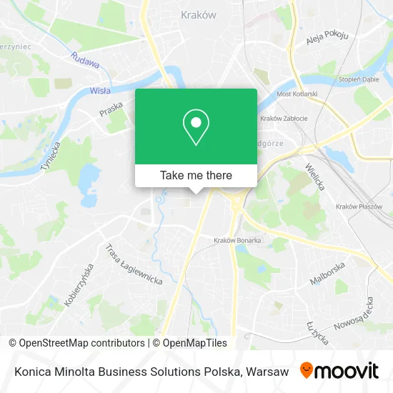 Konica Minolta Business Solutions Polska map