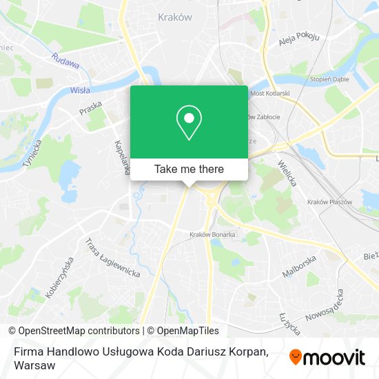 Firma Handlowo Usługowa Koda Dariusz Korpan map