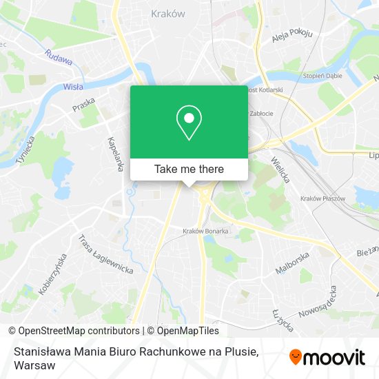 Stanisława Mania Biuro Rachunkowe na Plusie map