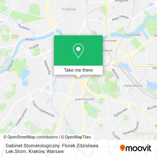 Gabinet Stomatologiczny. Florek Zdzisława Lek.Stom. Kraków map