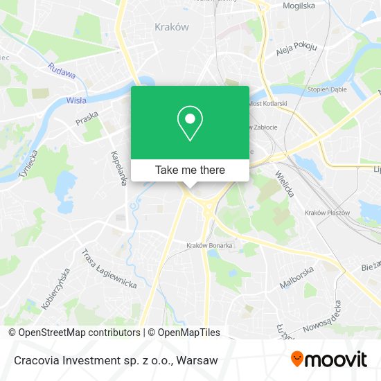 Cracovia Investment sp. z o.o. map