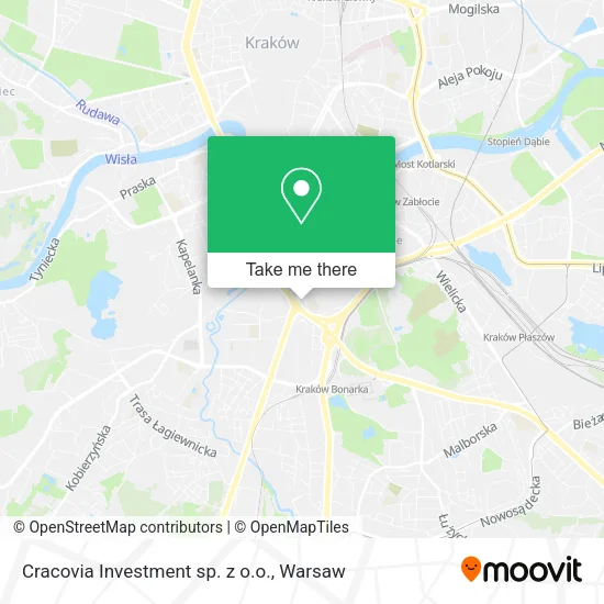 Карта Cracovia Investment sp. z o.o.