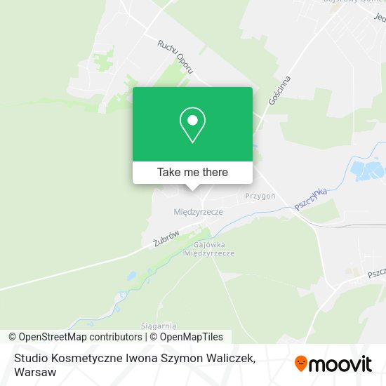 Studio Kosmetyczne Iwona Szymon Waliczek map