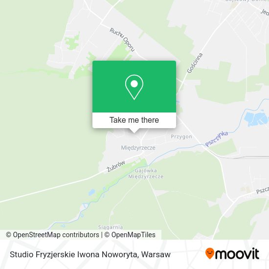 Studio Fryzjerskie Iwona Noworyta map