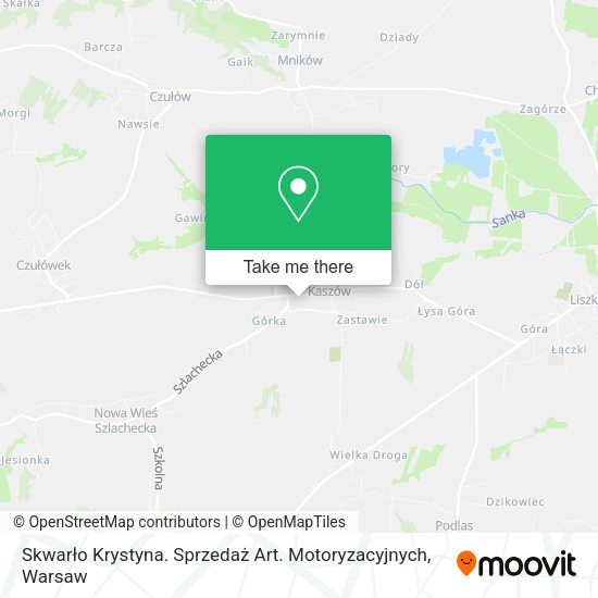 Skwarło Krystyna. Sprzedaż Art. Motoryzacyjnych map