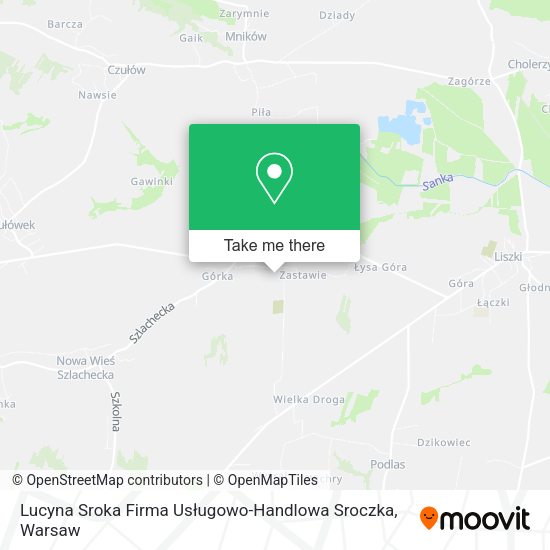 Lucyna Sroka Firma Usługowo-Handlowa Sroczka map