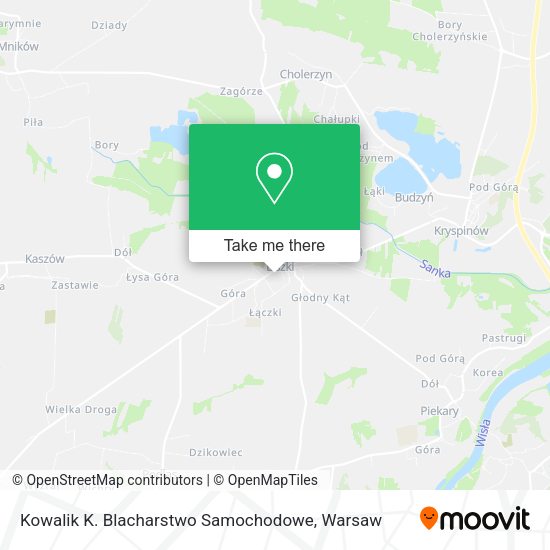 Kowalik K. Blacharstwo Samochodowe map