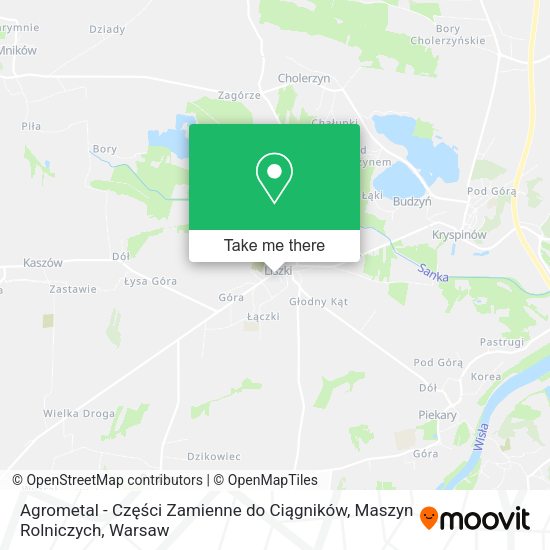 Agrometal - Części Zamienne do Ciągników, Maszyn Rolniczych map