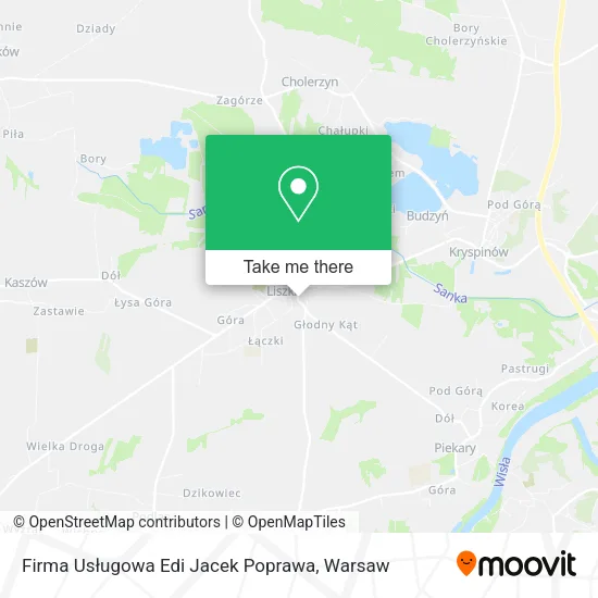 Firma Usługowa Edi Jacek Poprawa map