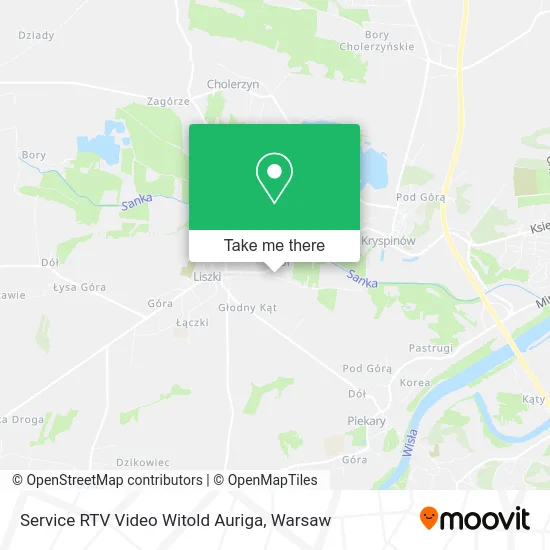 Карта Service RTV Video Witold Auriga