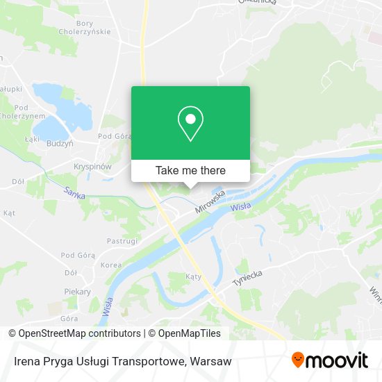 Irena Pryga Usługi Transportowe map