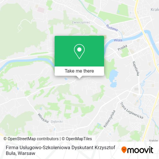 Firma Usługowo-Szkoleniowa Dyskutant Krzysztof Buła map