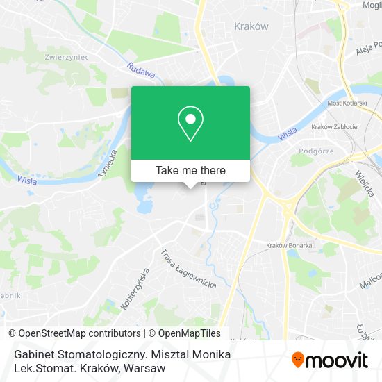 Gabinet Stomatologiczny. Misztal Monika Lek.Stomat. Kraków map