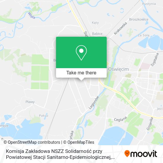 Komisja Zakładowa NSZZ Solidarność przy Powiatowej Stacji Sanitarno-Epidemiologicznej map