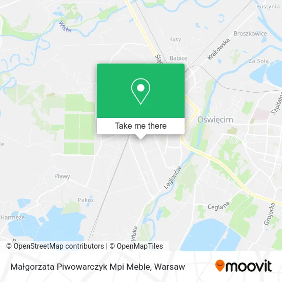 Карта Małgorzata Piwowarczyk Mpi Meble