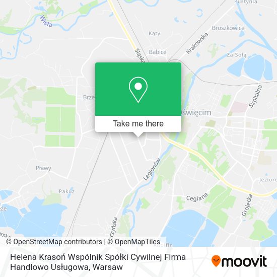 Helena Krasoń Wspólnik Spółki Cywilnej Firma Handlowo Usługowa map