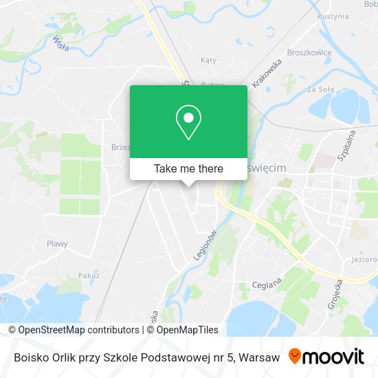 Карта Boisko Orlik przy Szkole Podstawowej nr 5